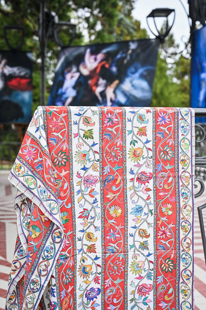 AISHITERU - Eternal Garden Embroidered Cashmere Shawl - Timeless Luxury for You ✨🧣
