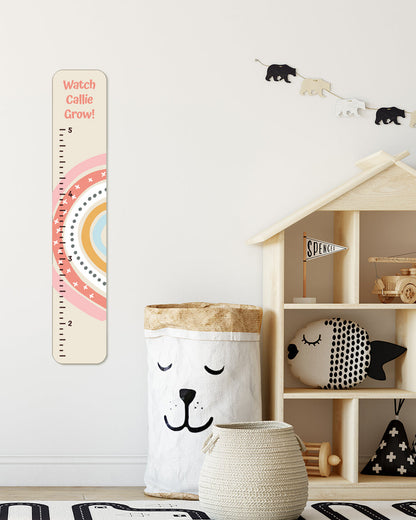 growth chart  rainbow