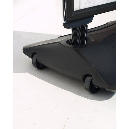 Kundenstopper Alu mit Wassertank, WindPro Basic, Schwarz, Outdoor