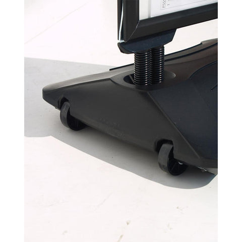 Kundenstopper Alu mit Wassertank, WindPro Basic, Schwarz, Outdoor