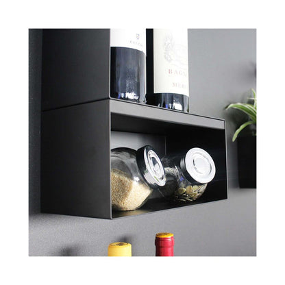 KalaMitica® Magnetbehälter aus Stahl, Schwarz matt