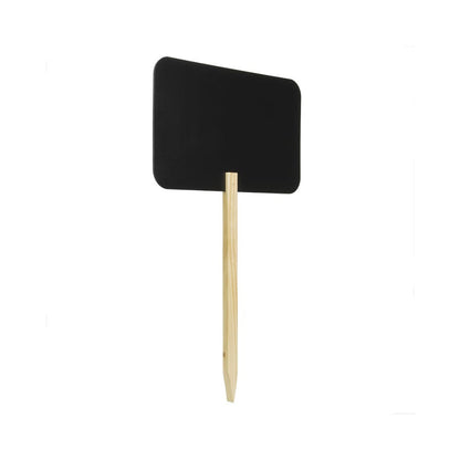Securit® Gartenstecker Kreidetafel Rechteck mit Holzstab, inkl. 1x Kreidestift