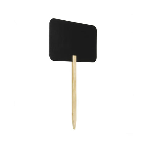 Securit® Gartenstecker Kreidetafel Rechteck mit Holzstab, inkl. 1x Kreidestift