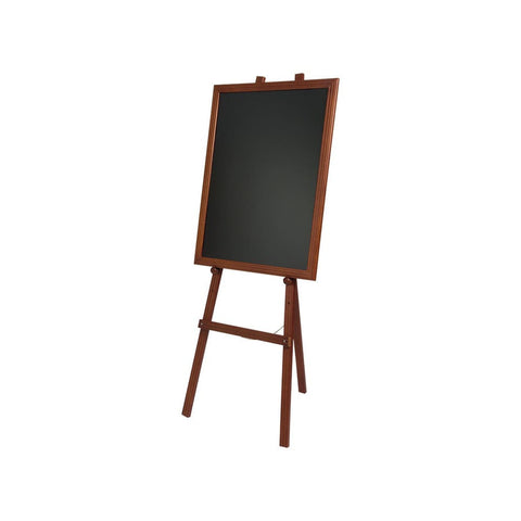 Securit® Kiefernholz Staffelei, 165cm, Mahagoni, Outdoor