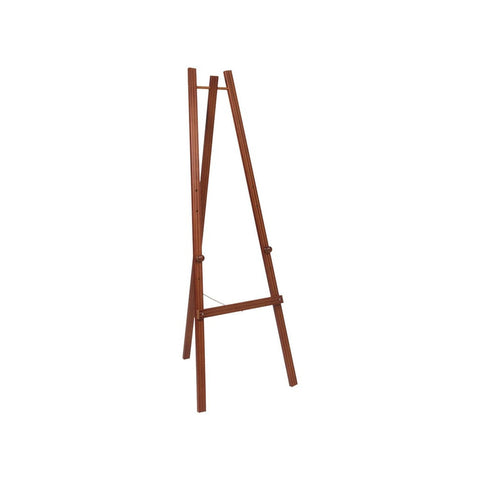 Securit® Kiefernholz Staffelei, 165cm, Mahagoni, Outdoor