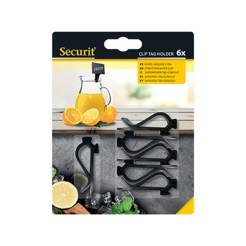 Securit® Ersatz-Clips für TAGs A4 - A8, 6 Stück