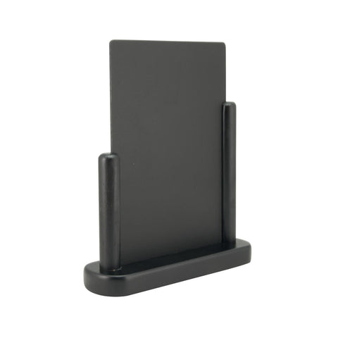 Securit® Tischkreidetafel, Holzsockel Schwarz