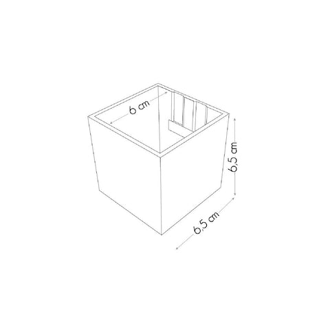 KalaMitica® Magnetische Würfelbehälter Neodym, Ø6cm, Anthrazit, 3 Stk.