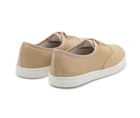 SMOVE Tanz Sneaker in Beige Leder