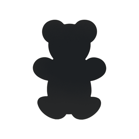 Securit® Wandkreidetafel Silhouette Teddybär, 30x40cm