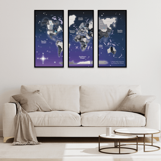 triptych wall art