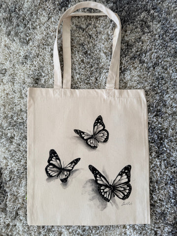 Indkøbstaske - Sommerfugl