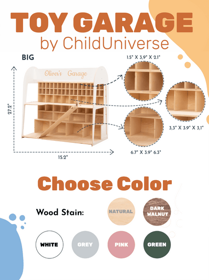 large toy car storage