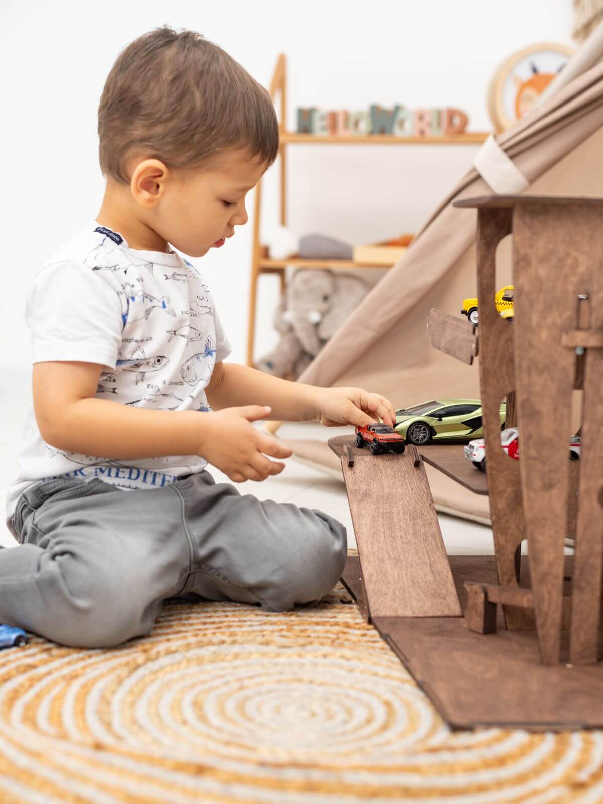 toy car storage garage