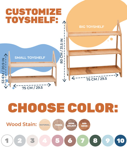 Wood Montessori Shelf