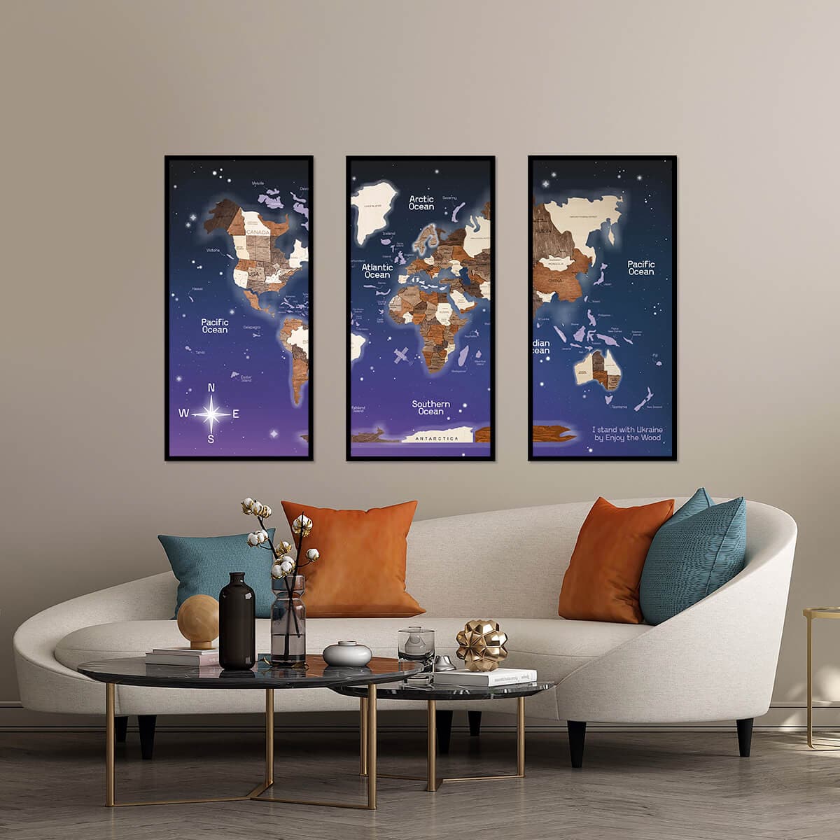 wall art triptych