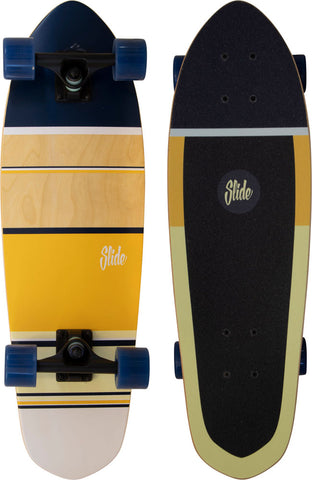 Slide Cruiser Board | 28-Zoll | Stripes Yellow