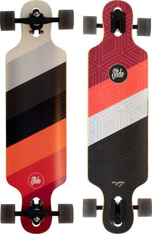 Slide | Longboard | 34-Zoll | Rainbow