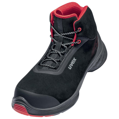 leichter S3-Sicherheitsschnürstiefel- uvex 1 G2 Sicherheitsschuh S3 Stiefel Weite 10