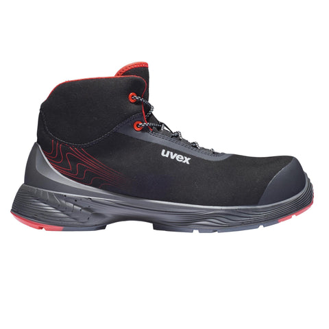 leichter S3-Sicherheitsschnürstiefel- uvex 1 G2 Sicherheitsschuh S3 Stiefel Weite 10