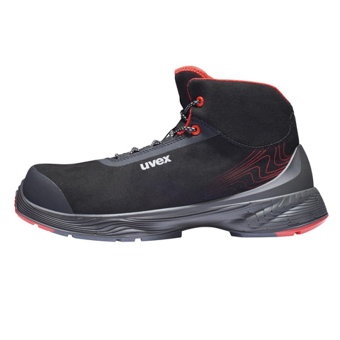 leichter S3-Sicherheitsschnürstiefel- uvex 1 G2 Sicherheitsschuh S3 Stiefel Weite 10