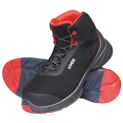 leichter S3-Sicherheitsschnürstiefel- uvex 1 G2 Sicherheitsschuh S3 Stiefel Weite 10