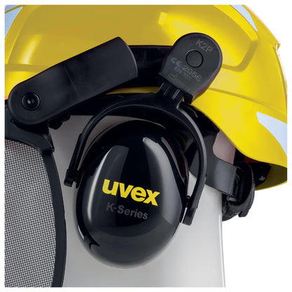 uvex pheos forestry Schutzhelm gelb- Speziell für Forstarbeit