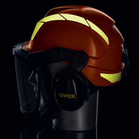 uvex pheos forestry Schutzhelm orange- Schutzhelm für Forstarbeit