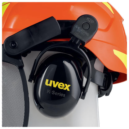 uvex pheos forestry Schutzhelm orange- Schutzhelm für Forstarbeit