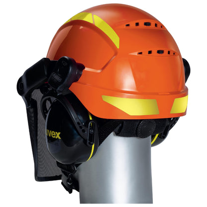 uvex pheos forestry Schutzhelm orange- Schutzhelm für Forstarbeit