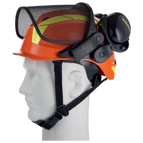 uvex pheos forestry Schutzhelm orange- Schutzhelm für Forstarbeit