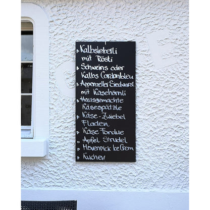 XXL Kreidetafel ohne Rahmen, 200x100cm, Indoor