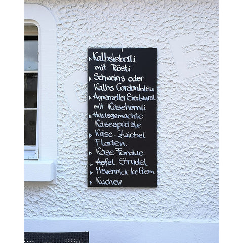 XXL Kreidetafel ohne Rahmen, 200x100cm, Indoor