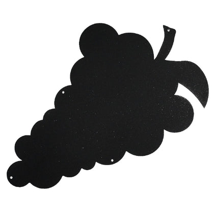 KalaMitica® Magnetische Kreidetafel "Traube", 56x37cm, Schwarz/Anthrazit