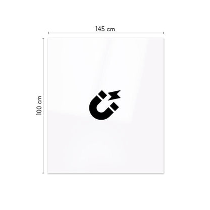KalaMitica® Whiteboard Magnetisch, Ohne Rahmen, 100x145cm
