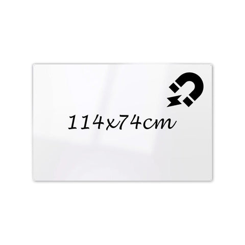 KalaMitica® Whiteboard Magnetisch, Ohne Rahmen, 74x114cm