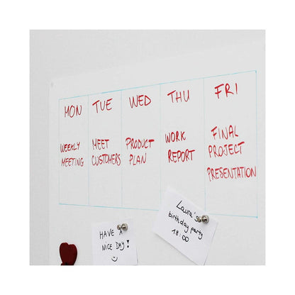 KalaMitica® Whiteboard Magnetisch, Ohne Rahmen, 74x114cm