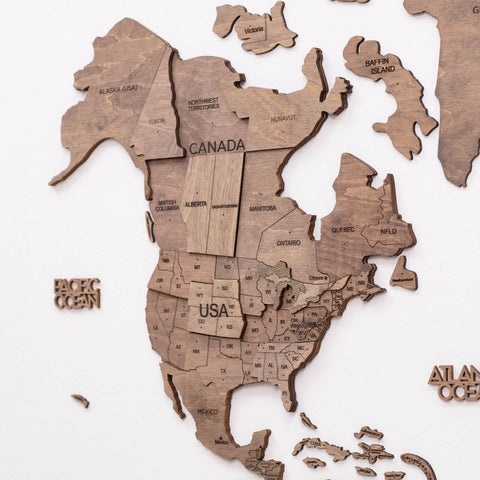 world map decor