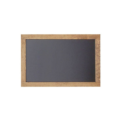 XXL Wandkreidetafel mit Kiefer-Holzrahmen, 70x125cm, Braun
