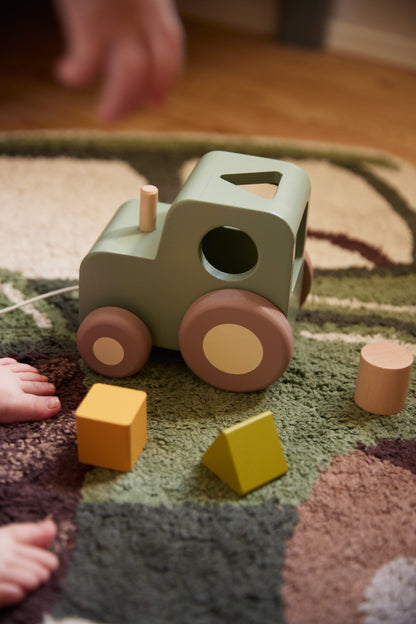 FILIBABBA - Trekk-Traktor Form Sorterer - Morsomt & Læring! 🚜✨