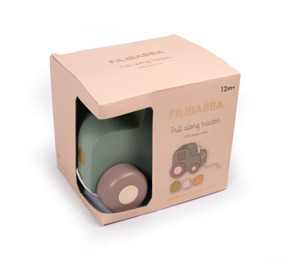 FILIBABBA - Trekk-Traktor Form Sorterer - Morsomt & Læring! 🚜✨