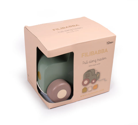FILIBABBA - Trekk-Traktor Form Sorterer - Morsomt & Læring! 🚜✨