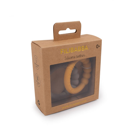 FILIBABBA - Silikone Bidering Sæt - Blid Lindre for Babyer 👶✨