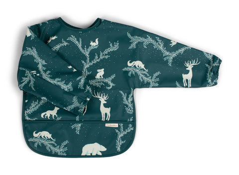 FILIBABBA - Śliniak z rękawami 'Noc' - Magia Czasu Posiłku 🌟👶