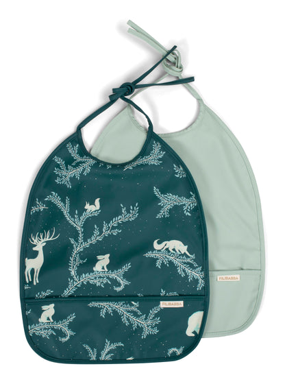 FILIBABBA - Nappar med band 2-pack - Måltidens magi 🌟