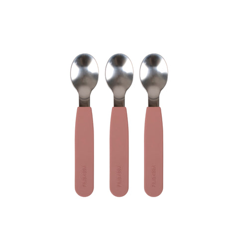 FILIBABBA - Silikon Sked Set (3-Pack) - Perfekt för Små Ätare 🍽️✨