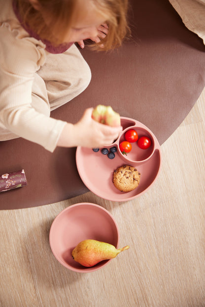 FILIBABBA - Siliconen Kom Set 2-Pak - Perfect voor Kleine Eters 🌸