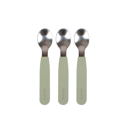 FILIBABBA - Sets av silikonskedar i 3 delar - Perfekta för små gourmeter 🍽️