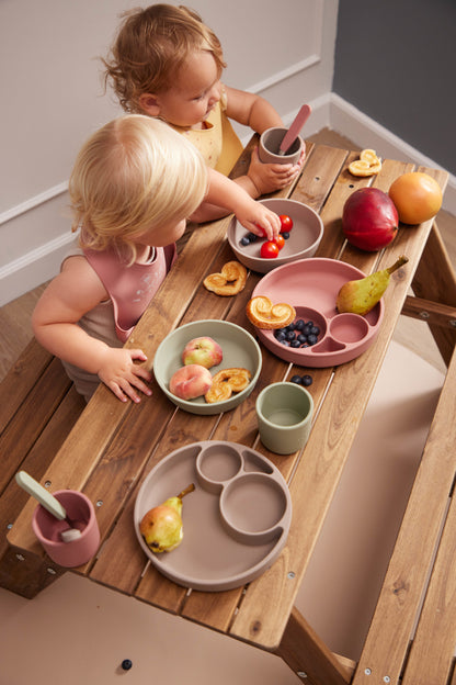 FILIBABBA - Siliconen Kom Set - Rommelvrije Maaltijden voor Kinderen! 🍽️🍼