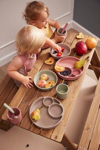 FILIBABBA - Siliconen Kom Set - Rommelvrije Maaltijden voor Kinderen! 🍽️🍼